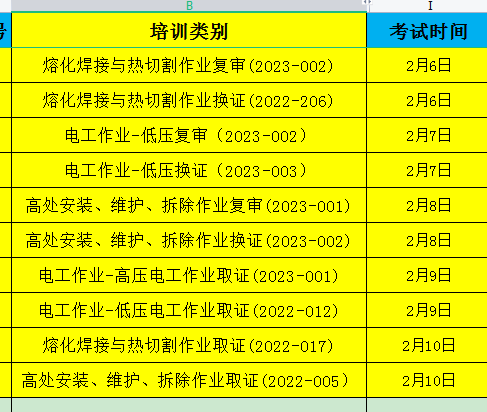 2023年石家莊電工證考試時(shí)間安排