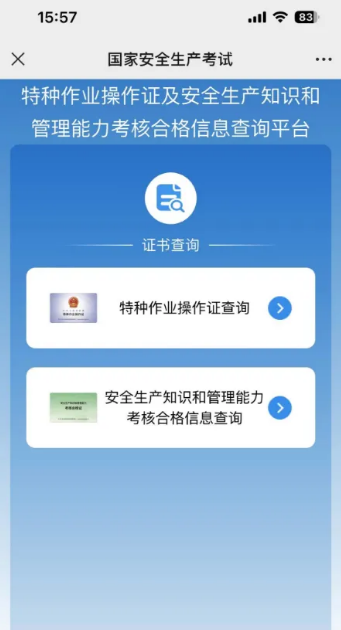 應急管理局電工操作證電子版下載流程
